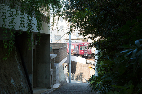 平林寺周邊的坡道。