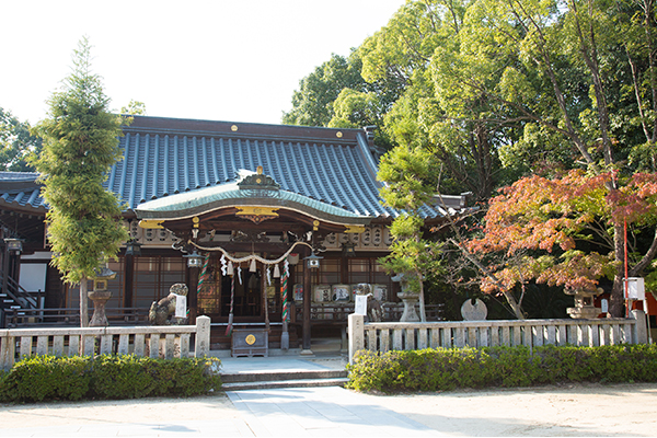 Go a little further to Takarazuka-jinja Shrine